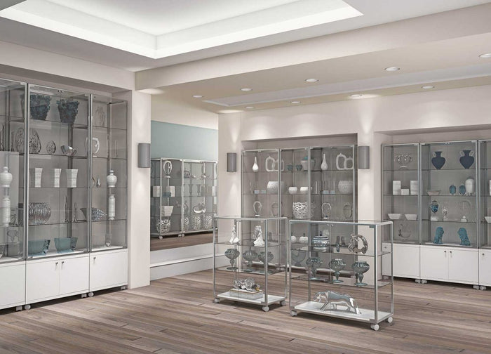 The Benefits of Framed Glass Cabinets - Display Cabinets Direct
