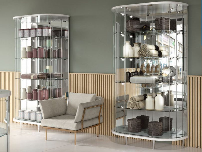 Enhance Your Aesthetic: The Role of Glass Cabinets in Beauty Salons - Display Cabinets Direct
