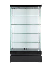 SOLARIS 1000 x 400 x 1900mm Glass Cabinets - Display Cabinets Direct