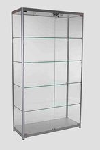 SOLARIS 1000 x 400 x 1980mmm Glass Cabinets (LED lights) - Display Cabinets Direct