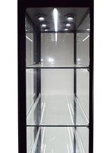 SOLARIS 1000 x 400 x 1980mmm Glass Cabinets (LED lights) - Display Cabinets Direct