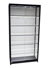 SOLARIS 1000 x 400 x 1980mmm Glass Cabinets (LED lights) - Display Cabinets Direct