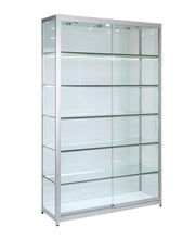 SOLARIS 1000 x 400 x 1980mmm Glass Cabinets (LED lights) - Display Cabinets Direct