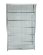 SOLARIS - 5 shelf - 1200 x 400 x 1980mm Glass Cabinets (LED lights) - Display Cabinets Direct