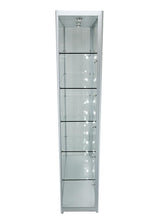 SOLARIS - 5 shelf - 1200 x 400 x 1980mm Glass Cabinets (LED lights) - Display Cabinets Direct