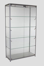 SOLARIS 1200 x 400 x 1980mm Glass Cabinets - Display Cabinets Direct