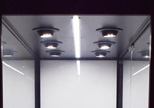SOLARIS 750 x 400 x 1980mm Glass Cabinets - Display Cabinets Direct