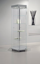 Premier Lite 8.18GE Hexagonal Revolving Display Case - Display Cabinets Direct