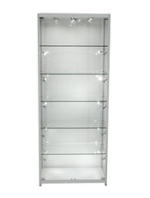 SOLARIS 800 x 400 x 1980mm Glass Cabinets - Display Cabinets Direct
