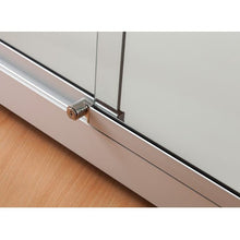 Aspire WME 1200 Glass Display Cabinet silver - Display Cabinets Direct