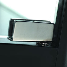 Vista Black Display Cabinet Tall Extra Wide (with storage) - Display Cabinets Direct