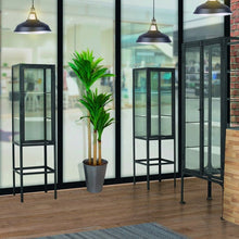 Cobalt Iron Display Cabinet - 3 Shelves - Display Cabinets Direct