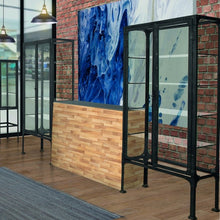 Cobalt Iron Display Cabinet - 5 Shelves - Display Cabinets Direct