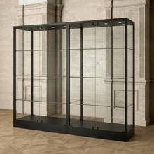 2.4M Bravura Elite Museum Glass Display Cabinet Modular (2.4M Wide x 2M High) MU120FC2 - Glass Cabinets & Custom Showcases