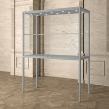 1.6M Bravura Elite Museum Glass Display Showcase On Legs (1.6M Wide x 2M High) GREY MU160F - Glass Cabinets & Custom Showcases