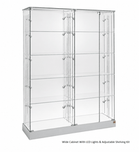 1.42M School Trophy Glass Display Showcase (1.42m wide x 1.8m High) - Glass Cabinets and Custom Showcases