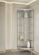 Elegance Lite 203/AN Corner Display Showcase - Display Cabinets Direct