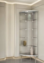 Elegance Lite 203/AN Corner Display Showcase - Display Cabinets Direct