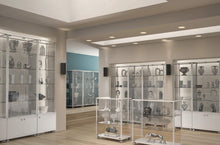 Fusion Plus 91/17P Display Cabinet On Legs - Display Cabinets Direct