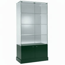 0.93M School Trophy Glass Display Cabinet With Lockable Cupboard (0.93M Wide x 1.8M High) More Colours (P130CS) - Glass Cabinets and Custom Showcases
