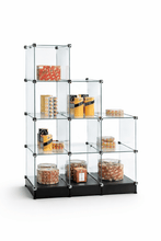 Italblock Modular Glass Display System – 30cm Cube Format - Display Cabinets Direct