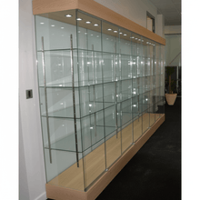 4m School Glass Trophy Cabinet - Display Cabinets Direct