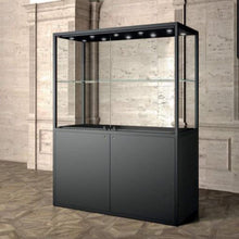 Bravura MU160FM Museum Display Showcase with Storage - Display Cabinets Direct