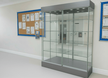 School Trophy Glass Cabinet - 2m Wide x 2.1m High - Display Cabinets Direct