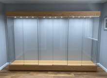 School Glass Trophy Case - Extra Wide - 3m Wide x 2.1m High - Display Cabinets Direct