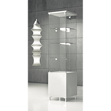 Opus Q45M Display Showcase with Storage - Display Cabinets Direct