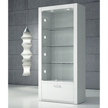 Opus Q80 Display Showcase with Storage - Display Cabinets Direct