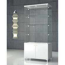 Opus Q85M Display Showcase with Storage - Display Cabinets Direct