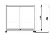 London PB01 Glass Display Showcase - Display Cabinets Direct