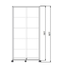 London PB13 Wide Glass Display Showcase - Display Cabinets Direct