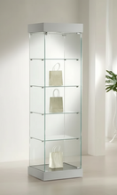 0.53 Premier Glass Display Showcase Slim & Top Lights (0.53M Wide x 1.88M High) More Colours (P181)