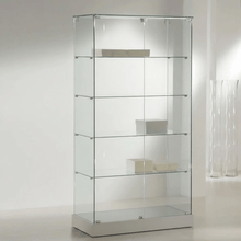 0.73M/ 0.93 Premier Glass Display Showcase Slim (…..Wide x 1.8M High) More Colours Available (P130)