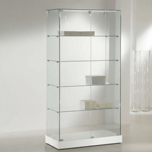 0.73M/ 0.93 Premier Glass Display Showcase Slim (…..Wide x 1.8M High) More Colours (P130) - Glass Cabinets & Custom Showcases