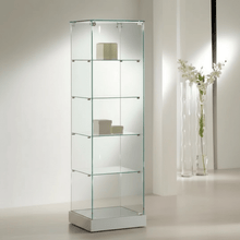 0.53 Premier Glass Display Showcase Slim (0.53M Wide x 1.8M High) More Colours (P180) - Glass Cabinets & Custom Showcases