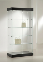 0.73/ 0.93 Premier Glass Display Showcase Slim & Top Lights (…Wide x 1.88M High) More Colours (P131)