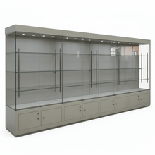 4m + Cupboard Trophy Display Cabinet - Display Cabinets Direct