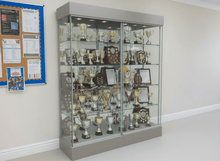 School Trophy Glass Cabinet - 2m Wide x 2.1m High - Display Cabinets Direct
