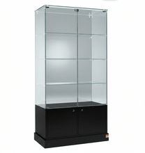 0.93M School Trophy Glass Display Cabinet With Lockable Cupboard (0.93M Wide x 1.8M High) More Colours (P130CS) - Glass Cabinets and Custom Showcases