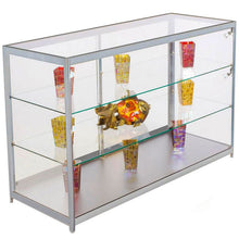 Element Aluminium Shop Display Counter (120cm wide, 50cm deep) - Display Cabinets Direct