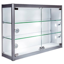 Element Aluminium Wall Mounted Shop Cabinet - Display Cabinets Direct