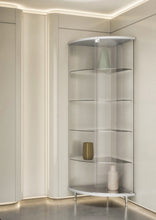 Elegance Lite 203/AN Corner Display Showcase - Display Cabinets Direct