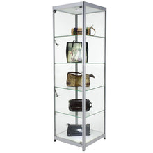 Element Glass Tower Shop Display Cabinet (50cm wide, 50cm deep) - Display Cabinets Direct