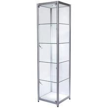 Element Glass Tower Shop Display Cabinet (60cm wide, 40cm deep) - Display Cabinets Direct