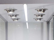 SOLARIS 1200 x 400 x 1980mm Glass Cabinets - Display Cabinets Direct