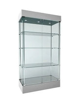 Clarion 100cm Wide Frameless Showcase - Display Cabinets Direct