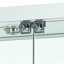 Vista Silver Display Cabinet Tall Extra Wide - Display Cabinets Direct